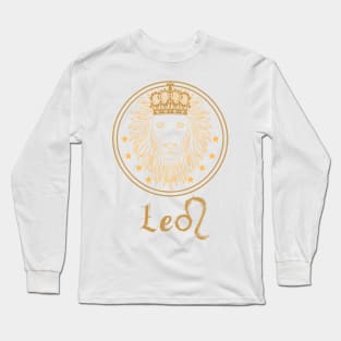 Leo Zodiac Sign Birthday Long Sleeve T-Shirt